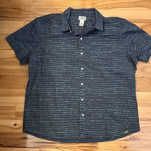 L.L. Bean All Adventure Shirt, Carbon Navy Linear Dot,  Button-Up (XL)